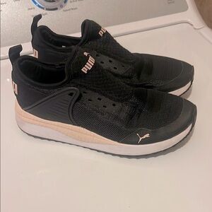 Puma Black and Pink Sneakers
